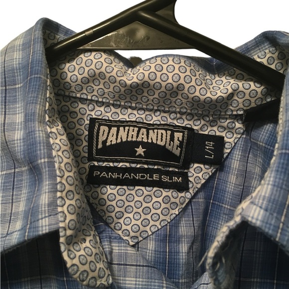Panhandle Slim Plaid Snap Button Western Shirt - Picture 2 of 4